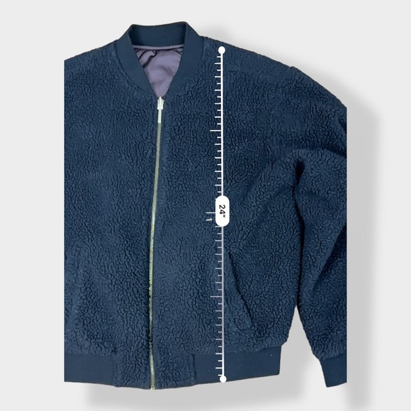 Bernardo Faux Fur Teddy‎ Bear Bomber Jacket Size M - Picture 5 of 10